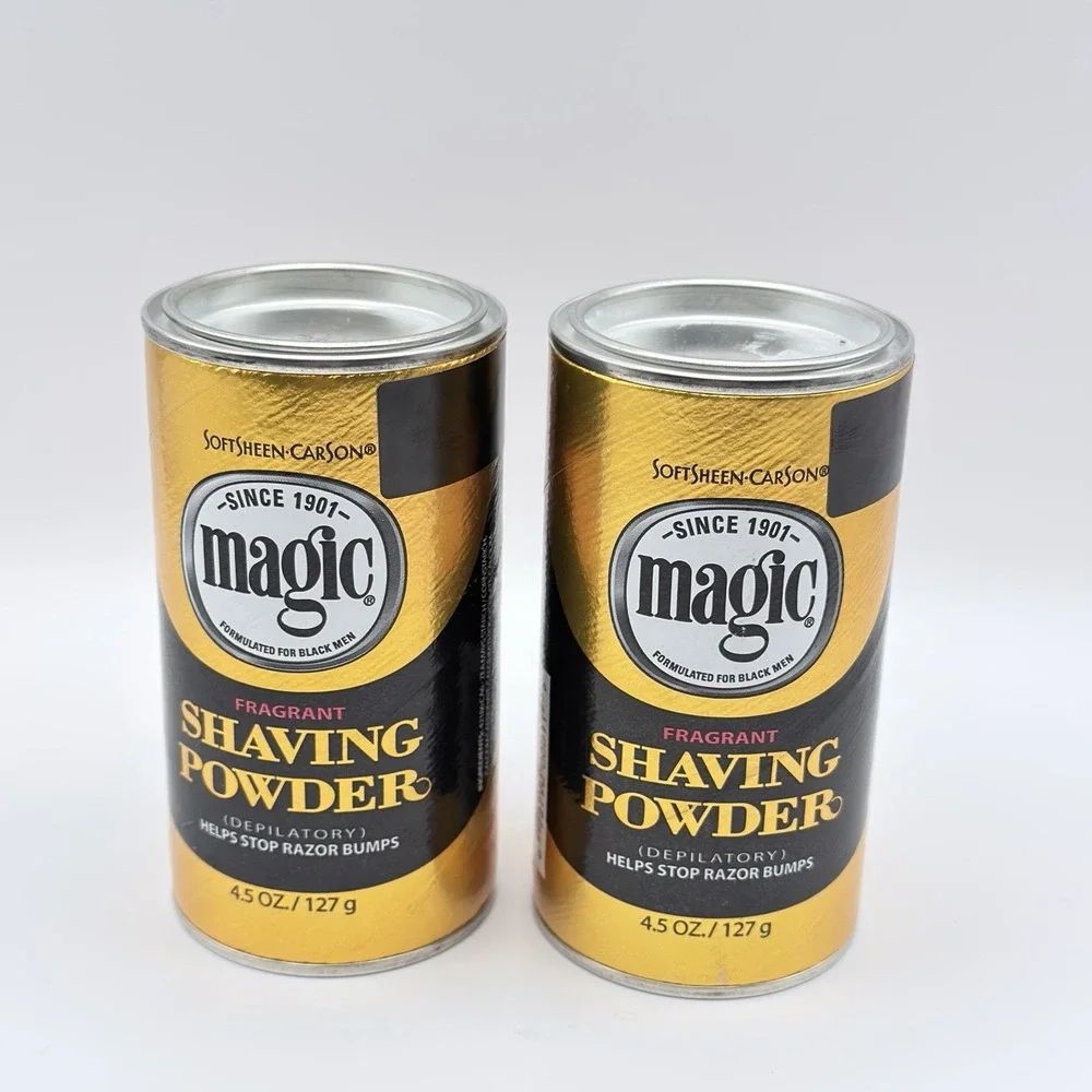 2 Pack Softsheen Carson Men Magic Razorless Shaving Hair Removal Powder Fragrant